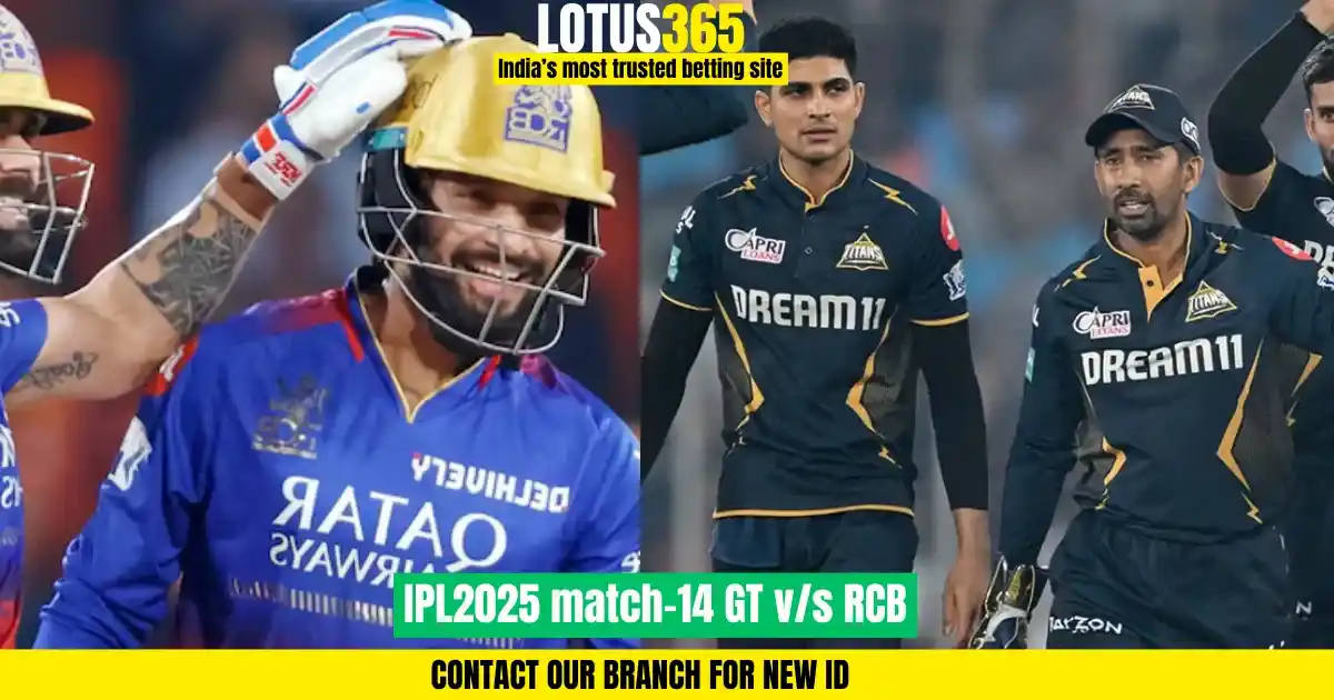 IPL 2025: Royal Challengers Bengaluru vs Gujarat Titans | Match 14 Predictions, Squad Analysis, AI Forecasts from Lotus365