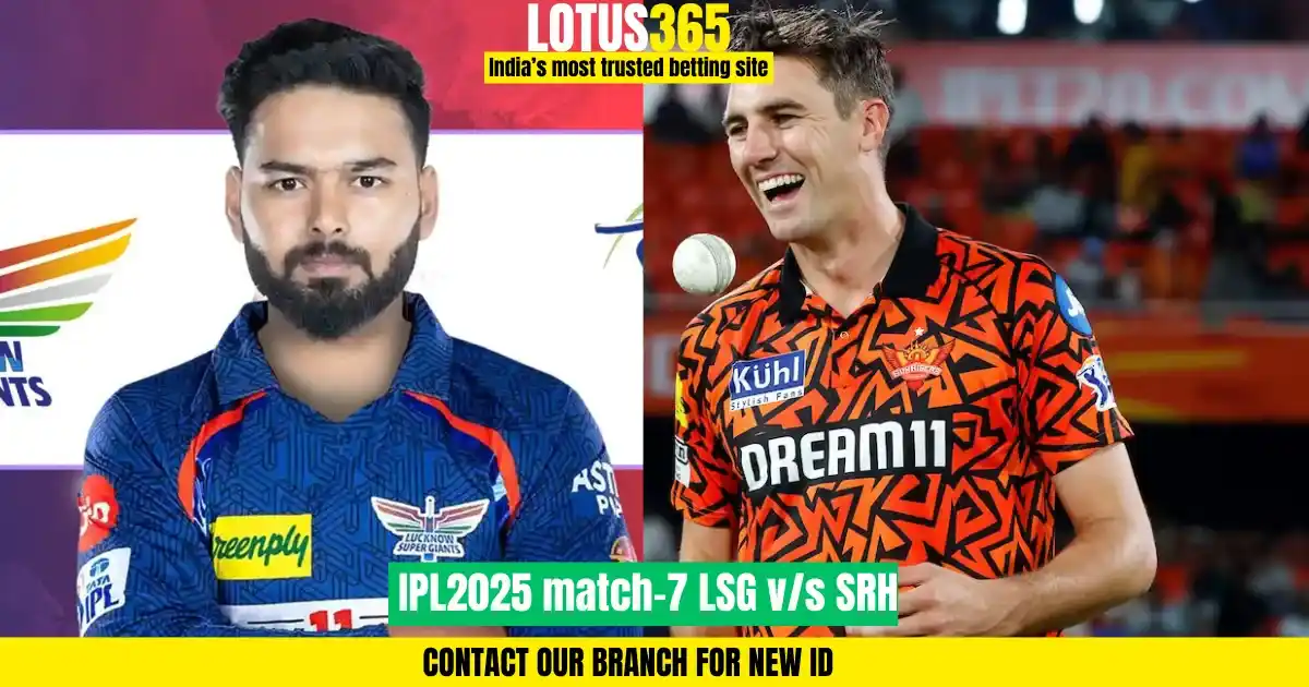 IPL 2025 Match 7: Sunrisers Hyderabad vs Lucknow Super Giants | Match Preview, AI Predictions, Betting Insights | Lotus365