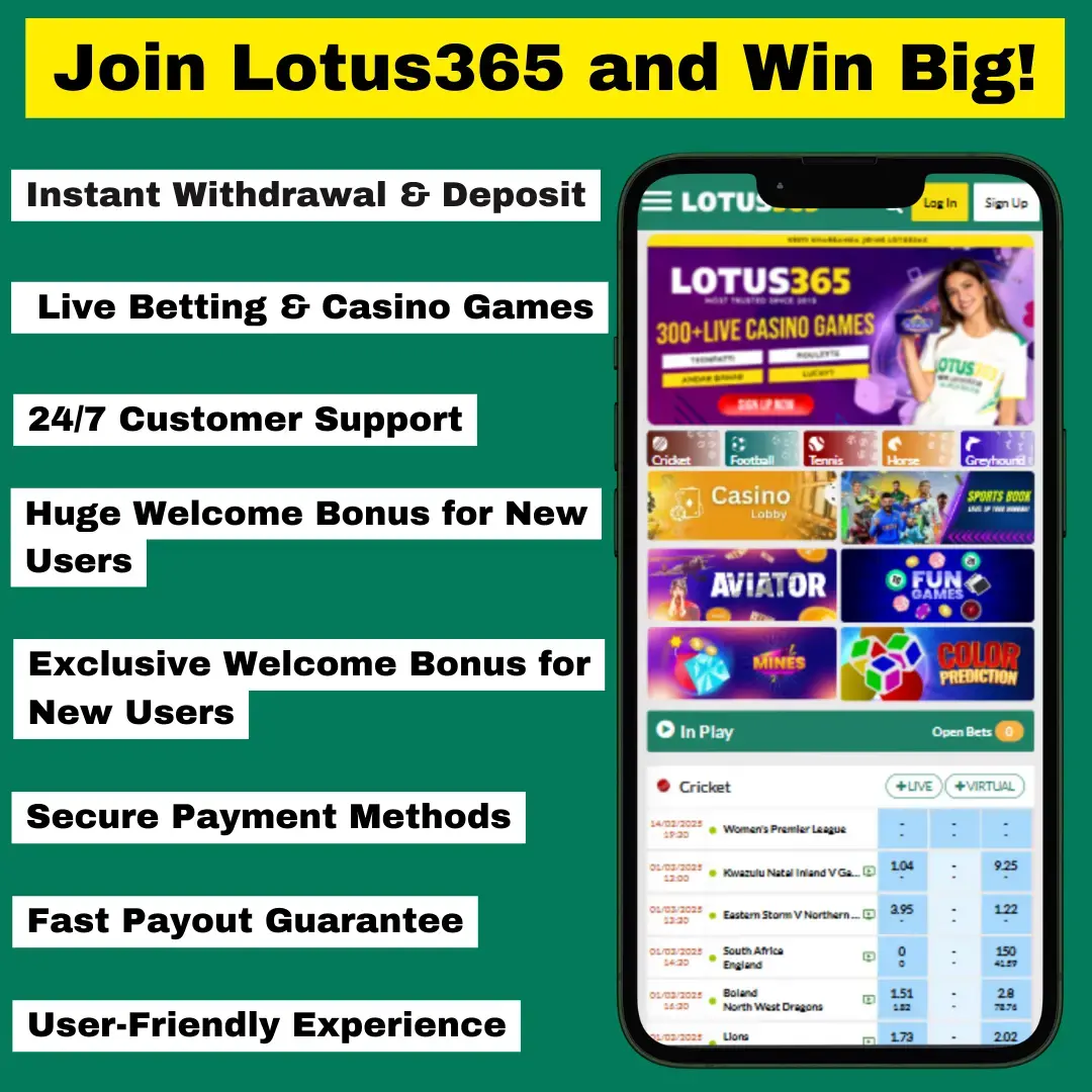 Winning Big with Lotus365: A Smart Player’s Guide to Casino Games, AI Betting Insights | Responsible Gaming