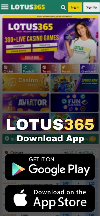 Download Lotus365 app from Google Play and App Store for Android & iOS gaming