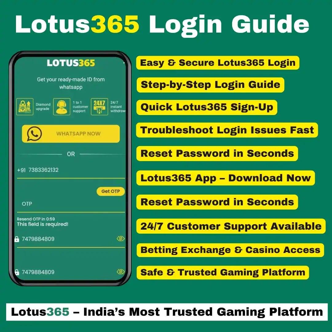 Lotus365 Login Guide