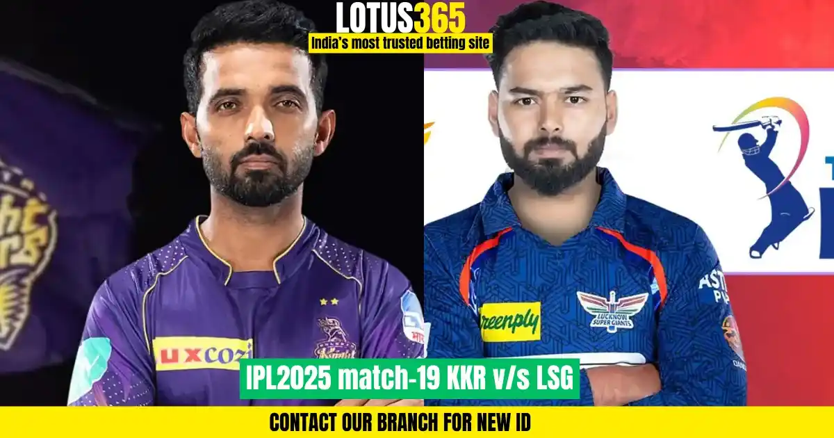 IPL 2025: Kolkata Knight Riders vs Lucknow Super Giants | Match 19 Predictions, Eden Gardens Pitch Report | Lotus365 AI Insights