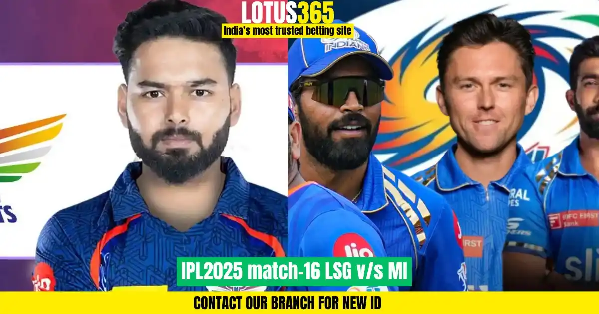 IPL 2025: Lucknow Super Giants vs Mumbai Indians | Match 16 Predictions, Pitch Report | Lotus365 AI Insights