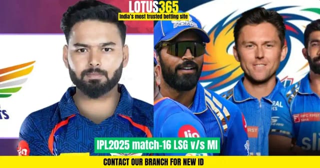 IPL 2025: Lucknow Super Giants vs Mumbai Indians | Match 16 Predictions, Pitch Report | Lotus365 AI Insights